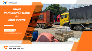 Dịch vụ vận chuyển hàng hóa đi Bình Dương - Vận tải Hoàng Thao