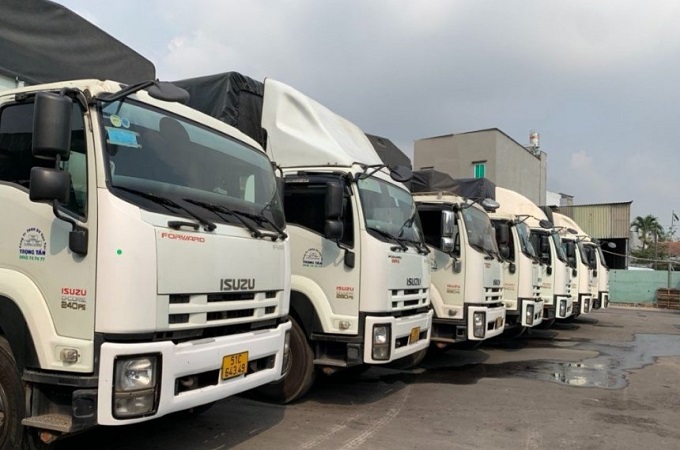 Xe tải chở hàng Hà Nội Nam Định