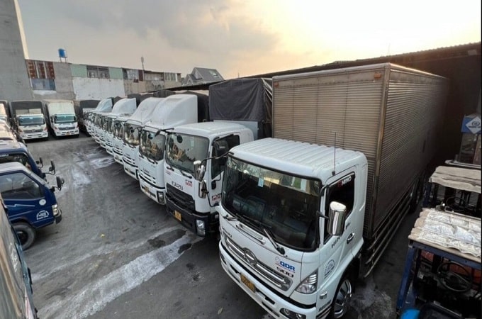 Xe tải chở hàng Hà Nội Tuyên Quang