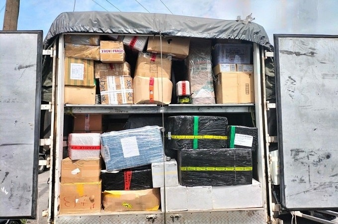 Xe tải chở hàng Sài Gòn Hải Phòng