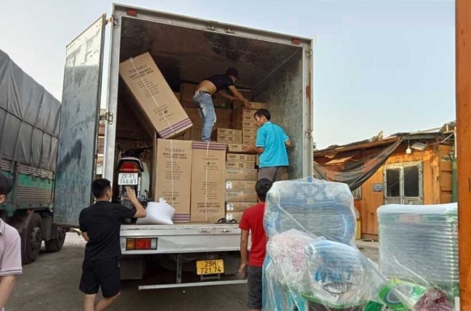 Xe tải chuyển hàng Đà Nẵng Quảng Trị