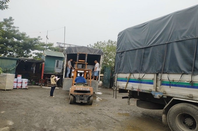 Xe tải chở hàng Đà Nẵng Hải Phòng